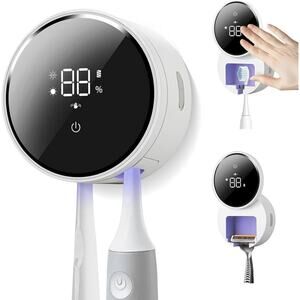 Smart Wall Mounted Toothbrush Holder & Cleaner